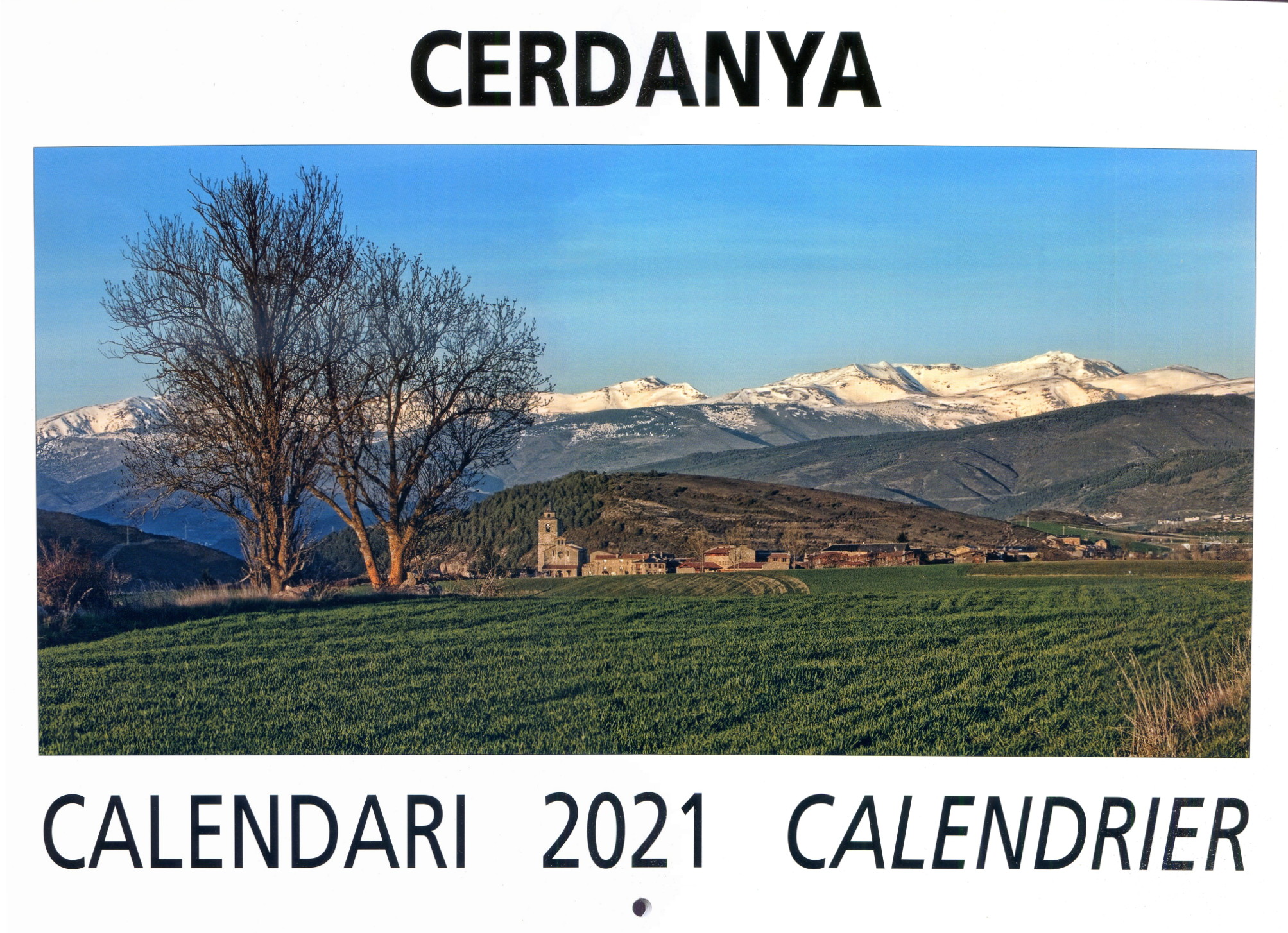 Cerdanya : Calendari 2021 Calendrier - Portada